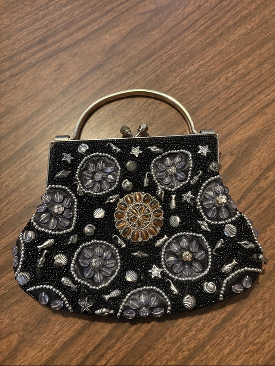 Handbags - Nautical VINTAGE Style Beaded Purse